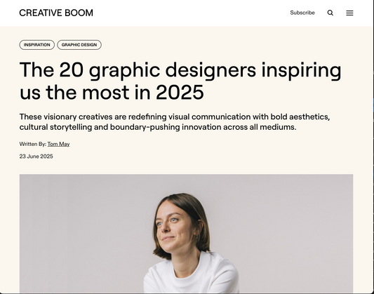 Hugh Miller on Creative Boom